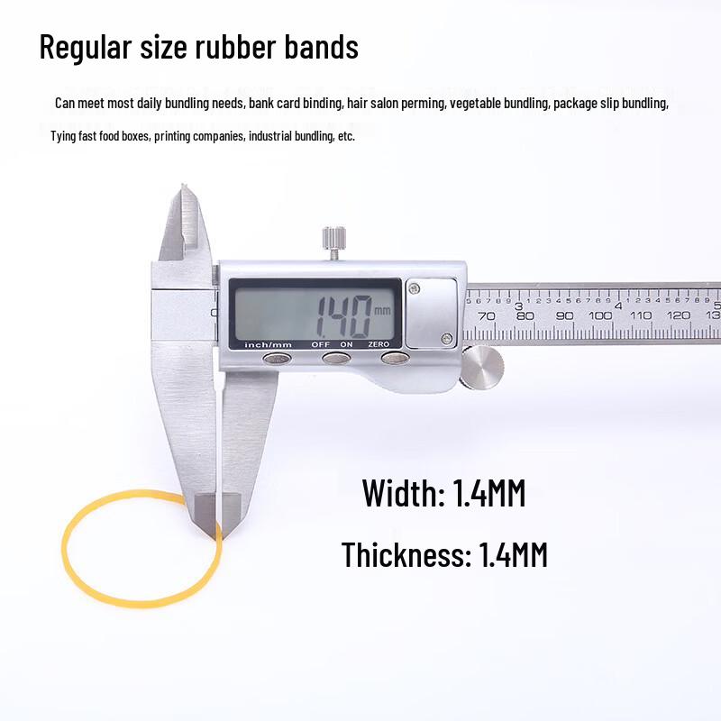 Durable High Elastic Yellow Rubber Bands
