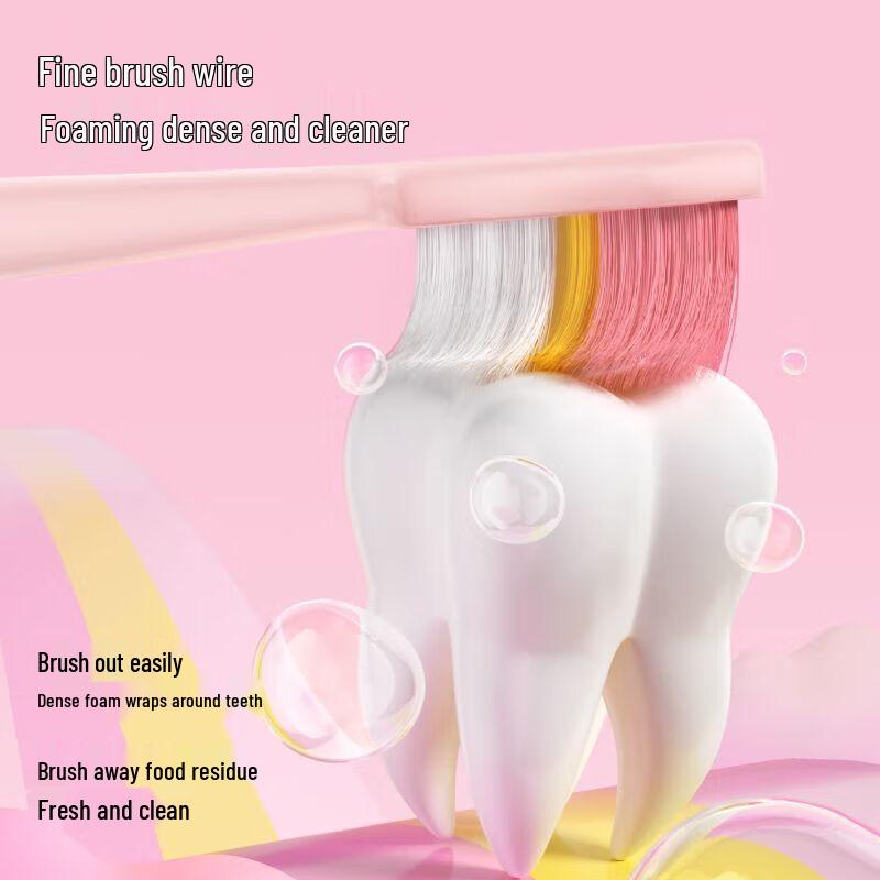 CanBan Fairy Wand Soft Bristle Toothbrush 3-Pack