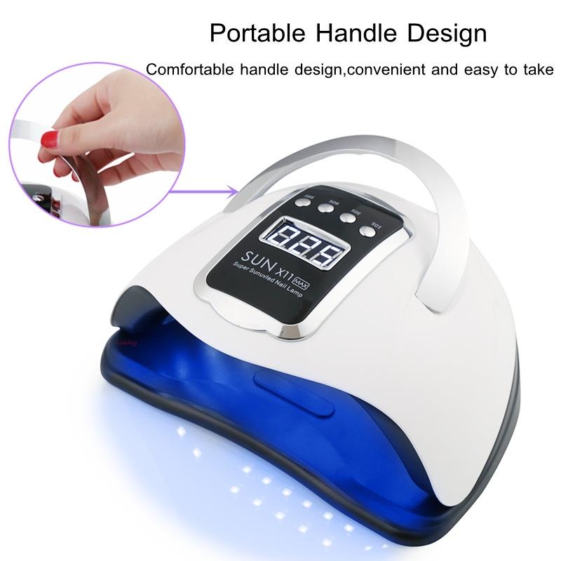 Large Space UV Nail Lamp For Both Hands With Smart Sensor X11 Gel Nail Light For Quick Drying And Curing Gel Polish At Home