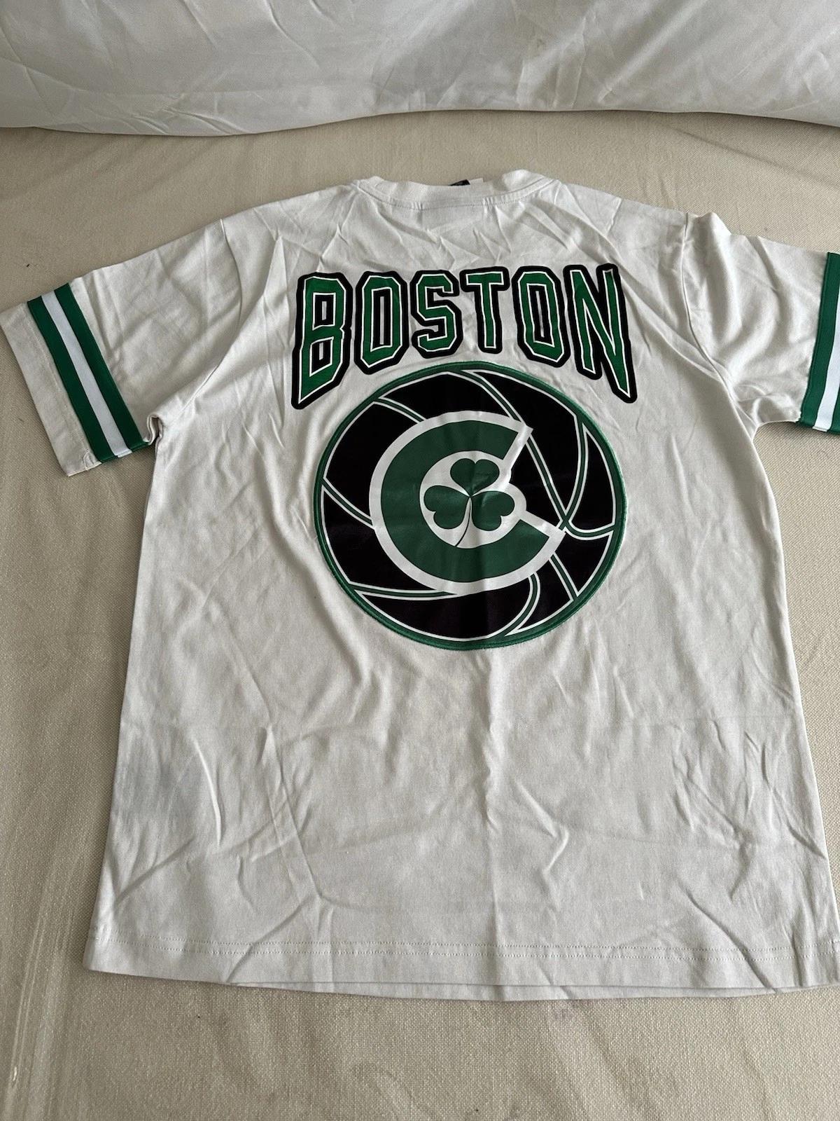 Boston Celtics Retro Cascade 100% Cotton T-shirt Mens Womens Tees Top M