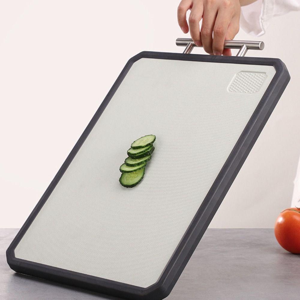 Mildew-resistant Meat Chopping Board Double Sided Use Kitchen Chopping Block  Vegetables