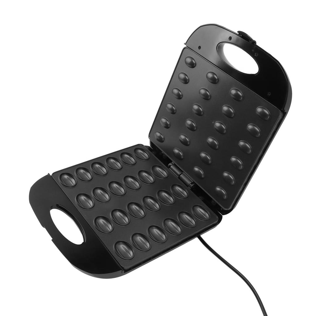 Mașină electrică pentru fabricarea de pâine cu vafe cu nuci Mașină de făcut prăjituri cu nuci 1400W 24 buc Capacitate pentru gătit priza SUA