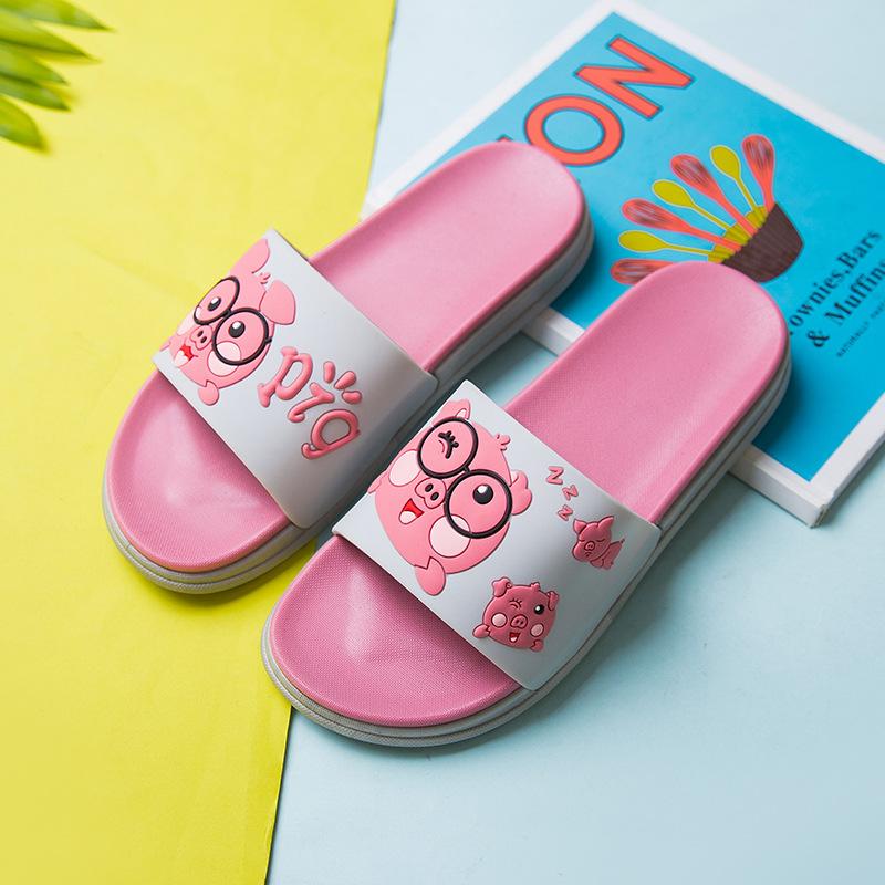 Hausschuhe Damen Sommer Paar Draußen tragen Zuhause niedlich Cartoon Damen Badezimmer rutschfest Indoor kühl Hausschuhe