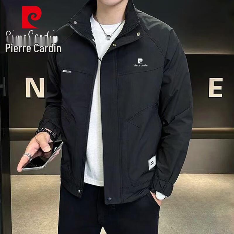 Pierre Cardin Men's Stand Collar Jacket