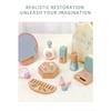 Houten Doe-Alsof Make-up Speelgoed Simulatie Make-up Set Meisjes Make-up Kaptafel Cosmetica Speelgoed Verjaardagscadeaus voor Kinderen