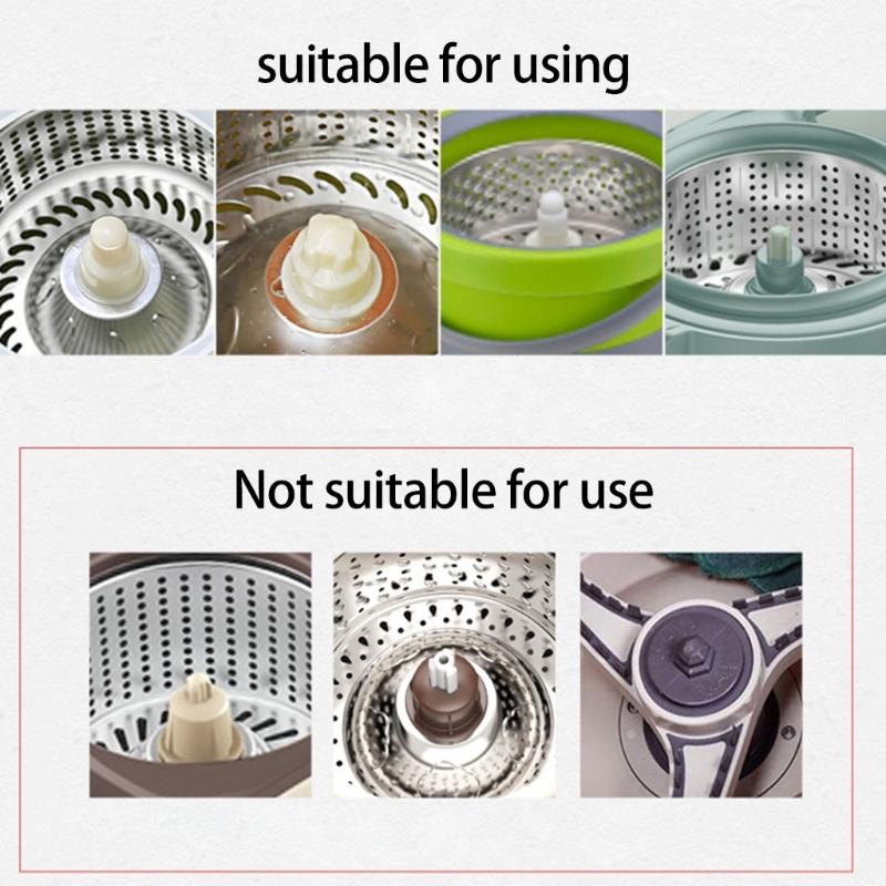 Wischmop Edelstahl Teleskopstiel Schnelltrocknungssystem Abnehmbarer Waschbarer Moppkopf Heimreinigungssysteme Set