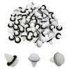 100Pcs/ Set Retaining Door Panel Clips Bumper Clips Interior Fender Screw-Rivet