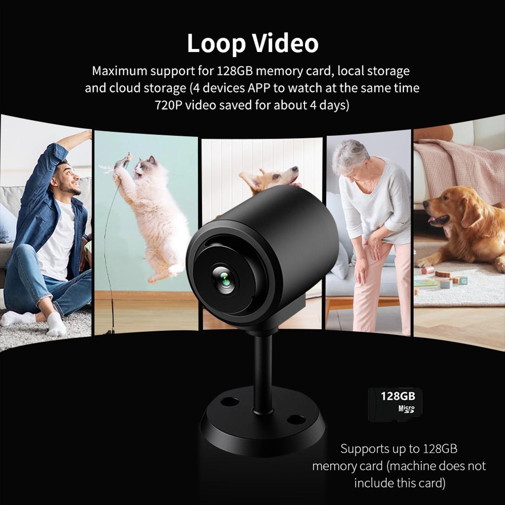 Micro Mini Wifi Camera Indoor Outdoor Security Surveillance Recorder 1080P Magnetic Network Security Camera with Night Vision