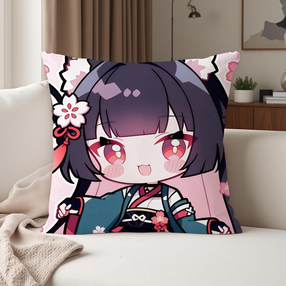 Game Z-zenless Z-zone Z-zero Hoshimi Miyabi Pillow Case Suitable For Bedrooms Living Rooms Cars Home Decoration