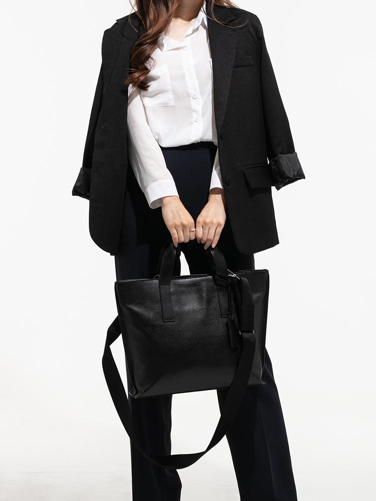 Bedford11Th Unisex Tote/Briefcase Work Tote [Black]