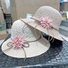 Summer Straw Hat With Big Brim For Sun Shade And Outdoor Activities