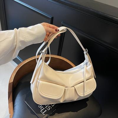 Niche Underarm Bag Women's New Trendy and Fashionable Commuter Saddle Bag Simple and Versatile Shoulder Messenger Bag
