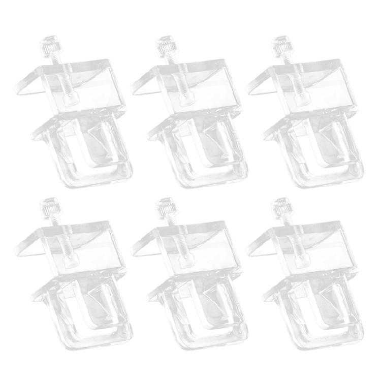 6pcs Fish Tank Aquarium Glass Cover Holder Acrylic Holder Support Bracket Tool 1