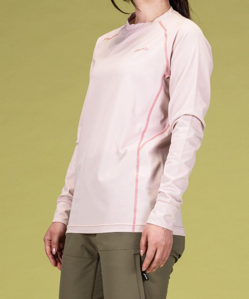 Phoenix Crew Neck Long Sleeve Pink Women's T-Shirt, (PH8200)