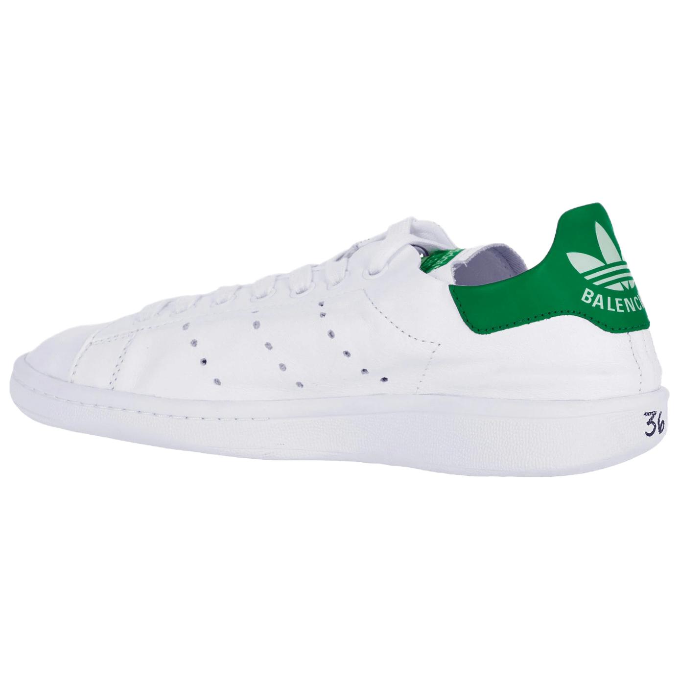 Stan Smith Balenciaga x Stan Smith Wmns Adidas Originals Белый Зеленый Женский ID7567