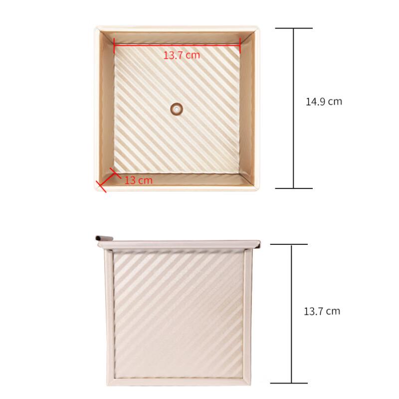 Stampo per pane in cassetta Chefmade 450g con coperchio