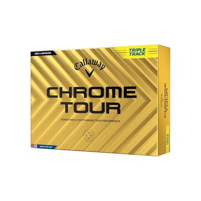 Bolas de Golf Callaway CHROME TOUR 24 1 docena (12 piezas) Construcción de 4 piezas