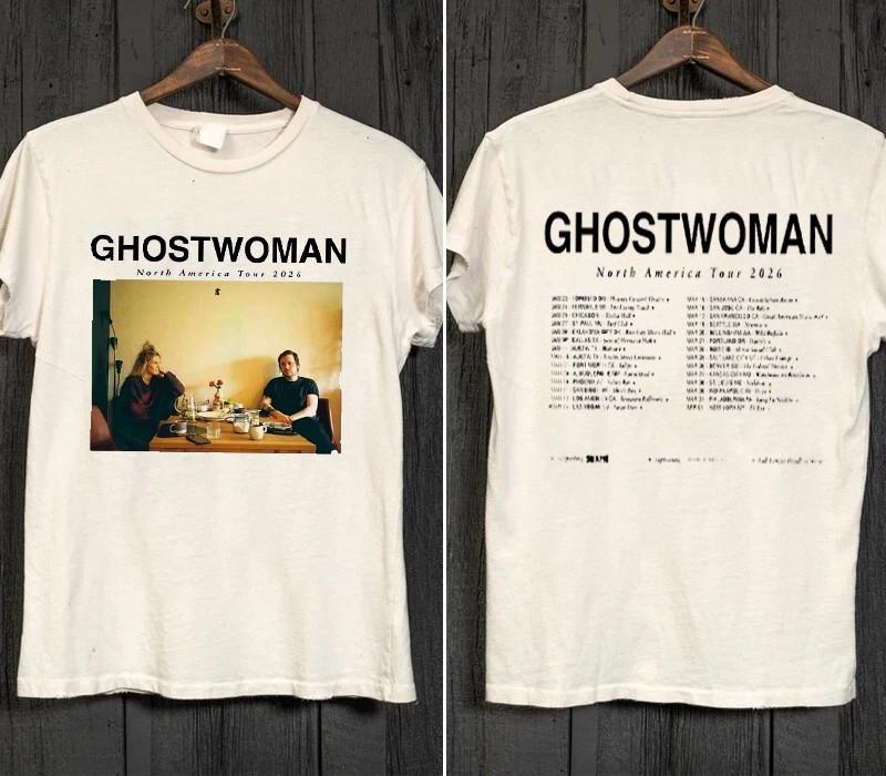 Rare! New Ghostwoman Band 2 Sides On Tour 2026 Concert Shirt CL972 XXL