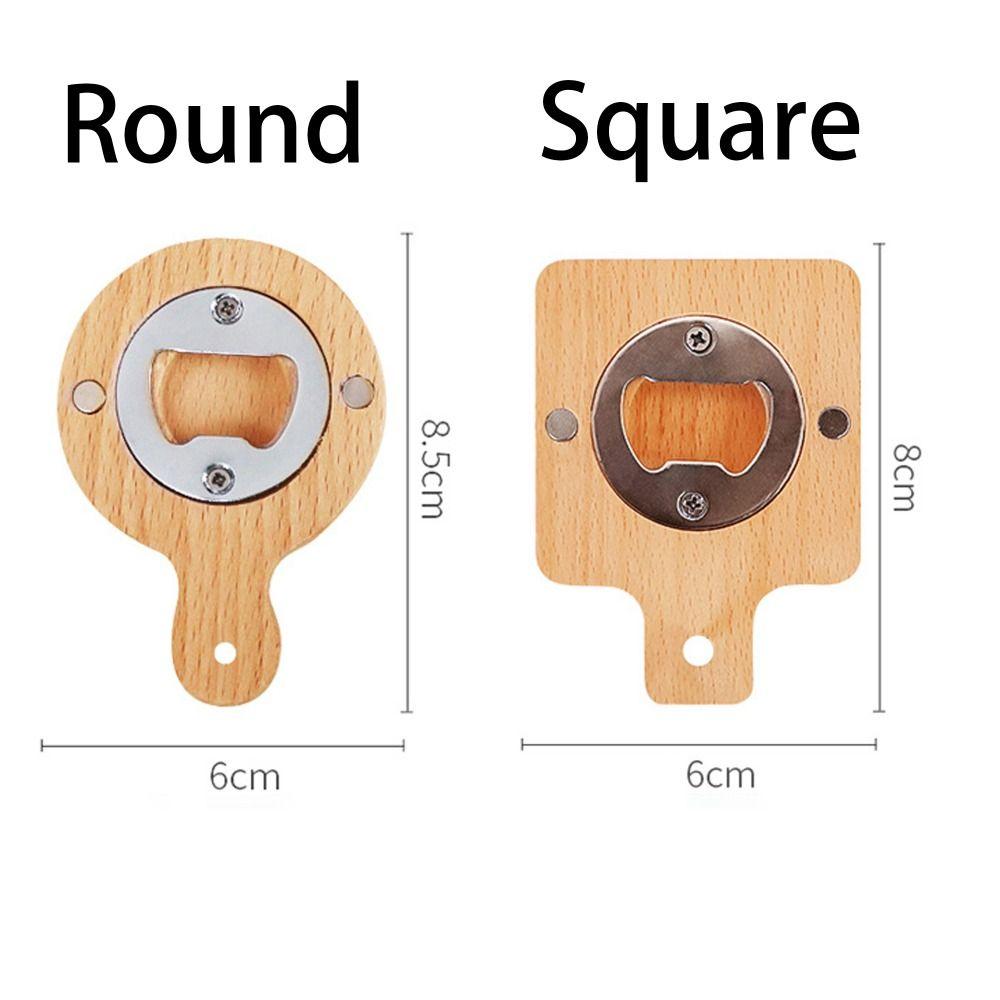 3Pcs Labor Saving Wooden Bottle Openers Multifunction Cap Opener Kitchen Gadgets Beer Opener  Party
