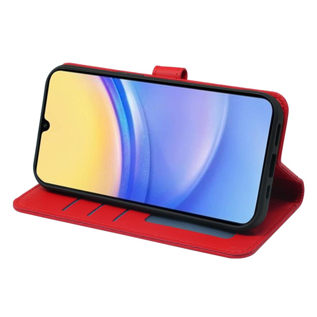 Etui portfelowe dla Samsunga Galaxy A36 5G/A56 5G, zapinane magnetycznie, skórzane etui na telefon ze smyczą