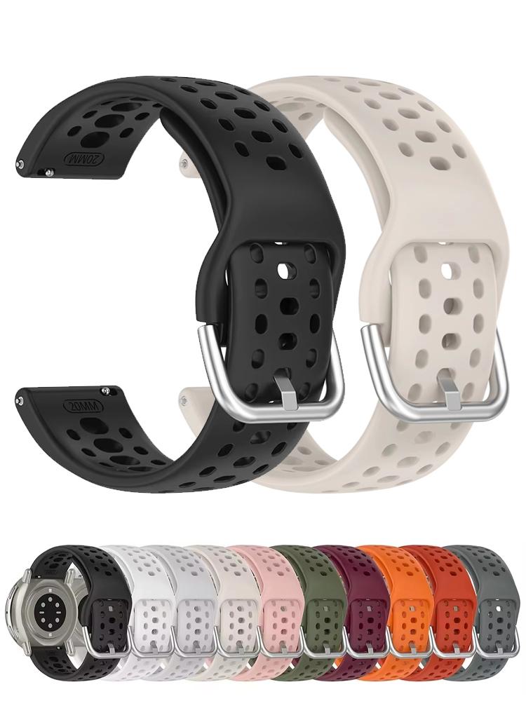 Original Band For Amazfit Active 2 watch Strap accessories sport breathable Silicone 20mm Bracelet Correa Amazfit GTS 3 2 4 mini