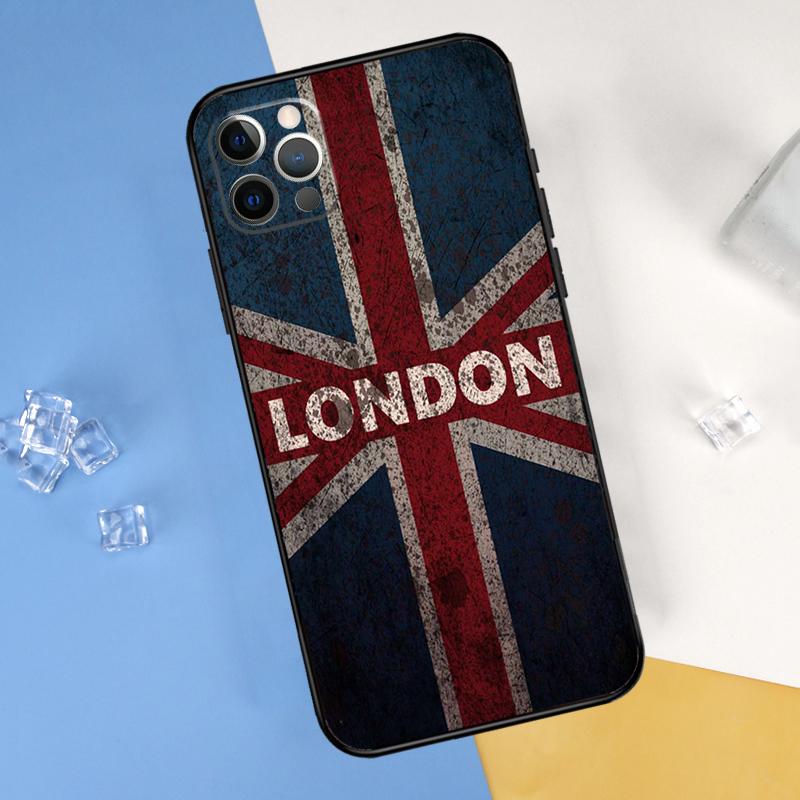 London Bus England Big Ben Phone Case For iPhone 16 Pro 15 Pro 11 13 14 Pro Max 12 Mini XR 16 15 Plus 16e Cover Shell