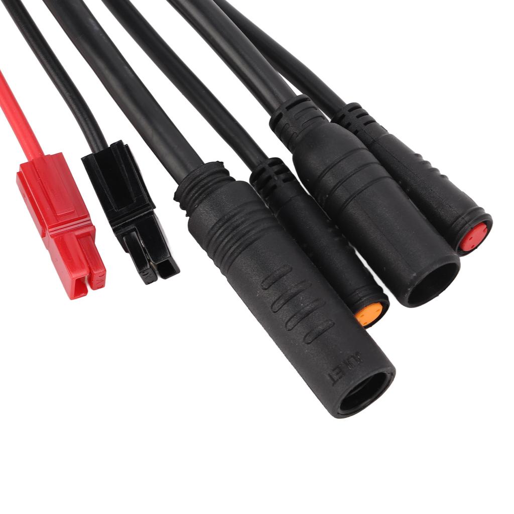 Electric Bike Motor Controller 15A Common Speed Controller 36V 48V with GD01 Panel 1 to 2 Cable Fully Waterproof Kit