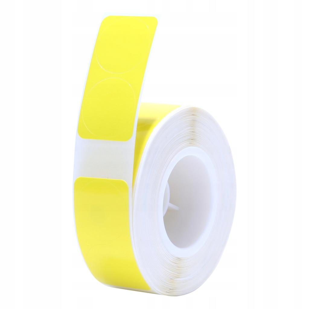 Niimbot Labels Stickers Round Yellow 14X28Mm Double 205X For D Series