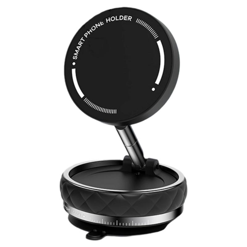 

Foldable Car Phone Stand Bracket Rack With Powerful Magnets Suction Capability for Easy Storage Safe Driving Experience