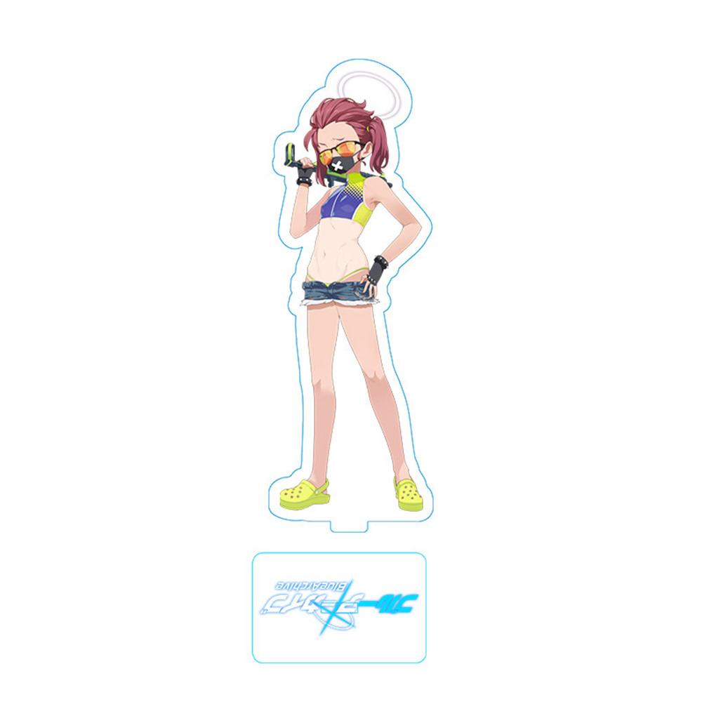 Hot Anime Blue Archive Takanashi Hoshino Cosplay Game Acrylic Action Figure Stand Model Toy Decor Prop Fans Collection Gift