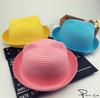 Childrens Cartoon Straw Hat With Sunshade For Summer Outings And Playtime