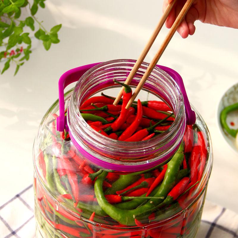 Glass Jar for Wine Soaking, Large-Capacity Kimchi, Pickle, and Brewing Jar