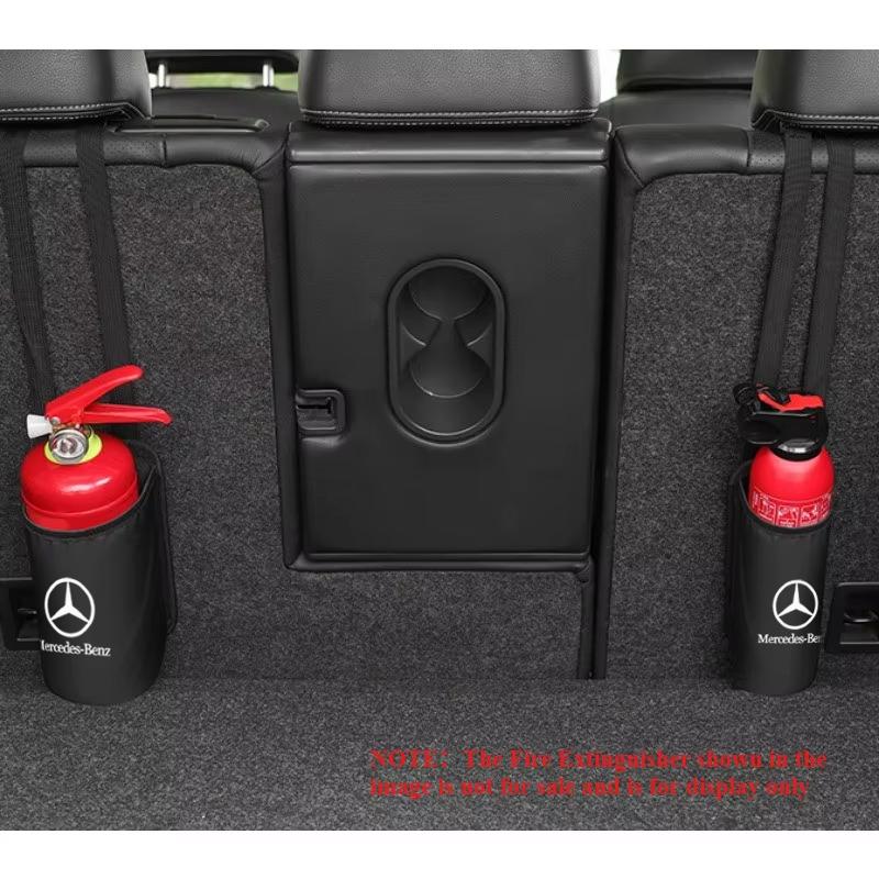FA03Car Seat Organizer Bag Rear Seat Cup Umbrella Holder Auto Storage Pouch for Mercedes Benz W212 W204 W205 Interior Moulding MSND