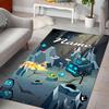 Custom personalization Geometry Dash Area Rug - Perfect For Kitchen, Bathroom,Laundry Room Decor Large Size Available,Gift All Seasons