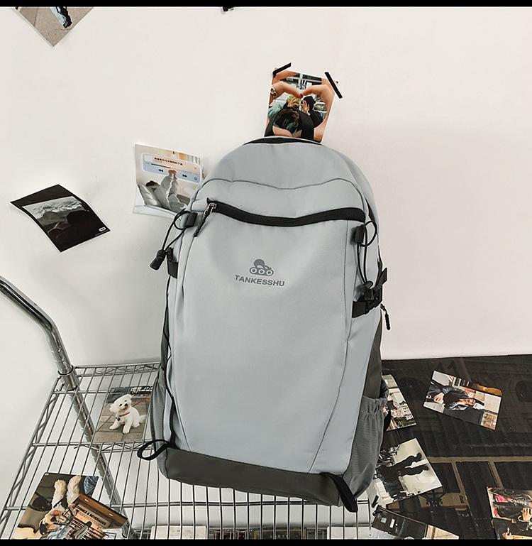 School bag travel outdoor mountaineering backpack new trend couple versatile school bag large capacity high value simple shoulder bag