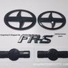Black 5D North American Toyota GT FR-S Car Emblem, Fender, and Side Sticker