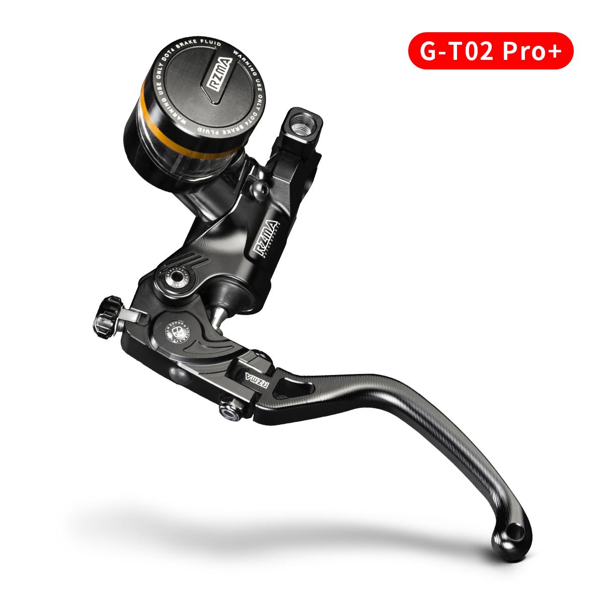 

RZMA GT02PRO+ Adjustable Racing Master Cylinder - Multi-Color Transparent Oil Tank (Motorcycle Brake Upgrade) golden left