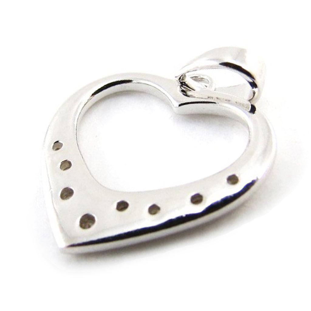 Les Trésors De Lily [J1019] - Silver Pendant 'Love' Silver White (rhodium-plated) - 15x15 Mm