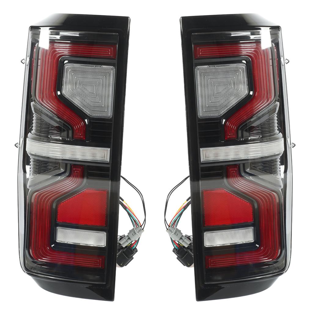 1Pair LED Tail Light Left Right Turn Signal Light Brake Light Red High Brightness Tail Light Assembly For RANGER T6