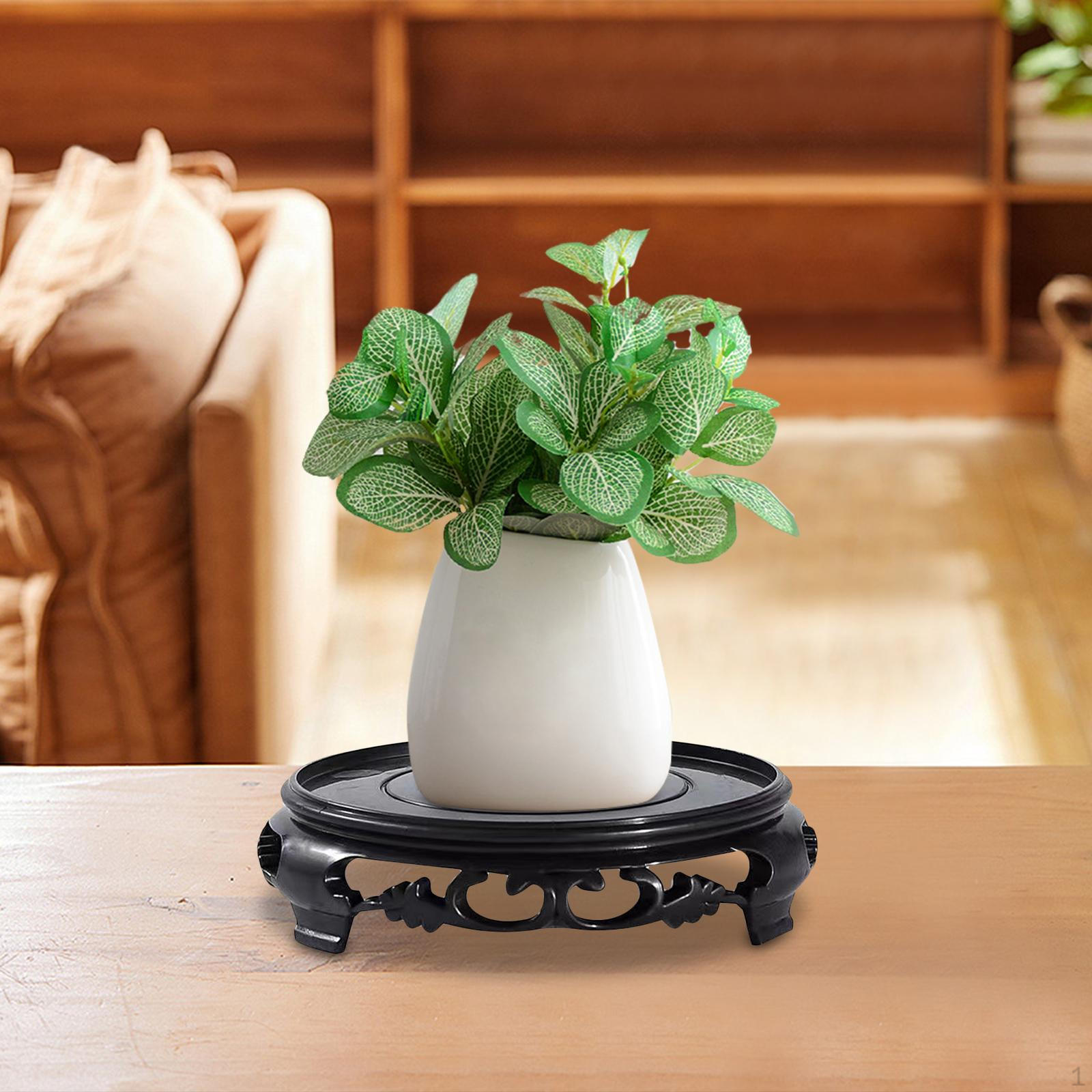 

Durable Plastic Flowerpot Stand - Versatile Plant Holder for Indoor Decor 12.3cm