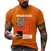 Men's Loose Fit Short Sleeve Casual T Shirt Labor Day Printed Graphic Tee Crew Neck Comfortable Top for Everyday Wear