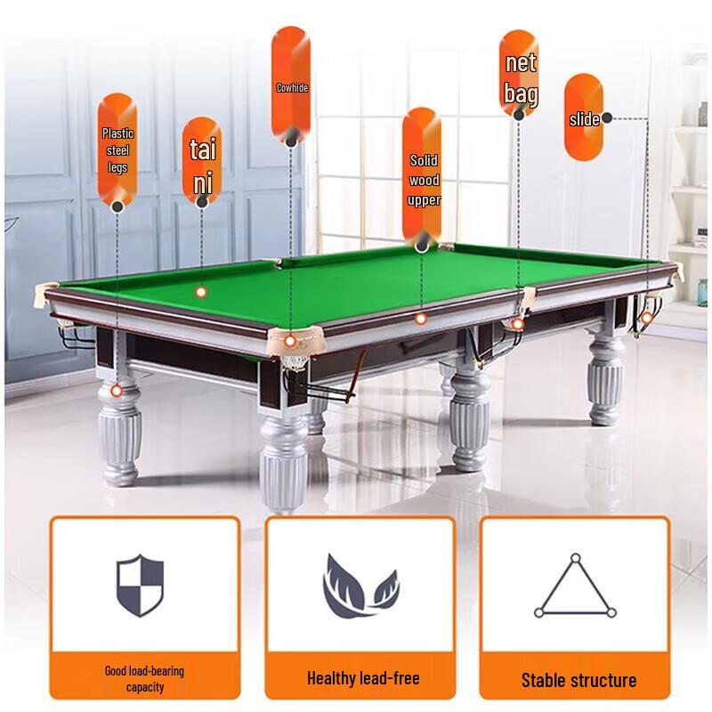 Kanglangte 9ft Chinese 8-Ball Billiard Table