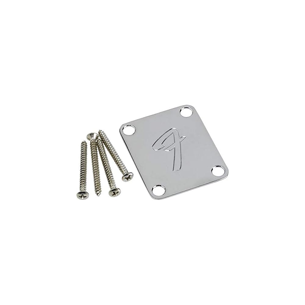 FENDER (Fender) Neck Plate 4-BOLT  70s Vintage-Style F Logo NECK PLATE