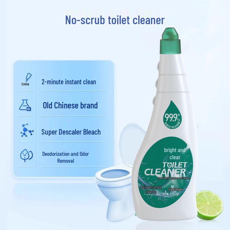 Fresh Scent Toilet Cleaner and Deodorizer, 680g - Bathroom Sterilizer and Descaler