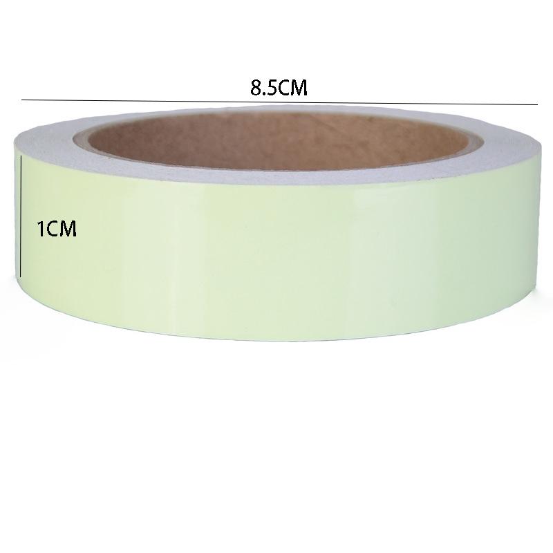 Self-adhesive Luminous Safety Tape, DIY Decorative Glowing Tape, Stage & Stair Safety Warning Tape, Green Fluorescent Warning