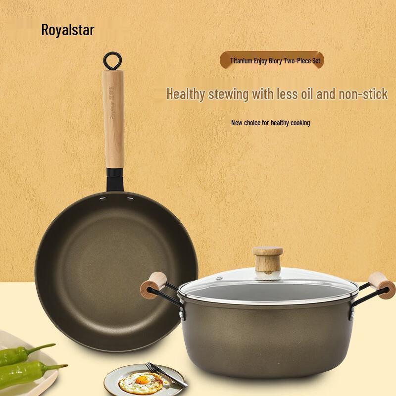Rongshida Titanium Glory Wok Set