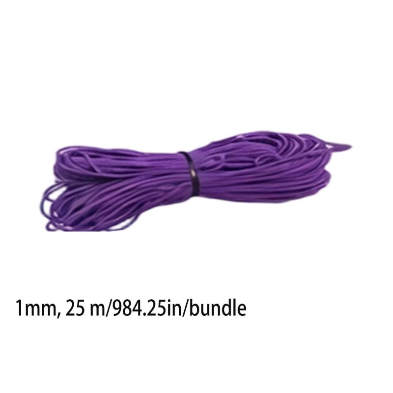 25 Meter 1mm Stretchy Beading Cord Smooth Elastic Thread For Handmade Necklace And Bracelet Accessories
