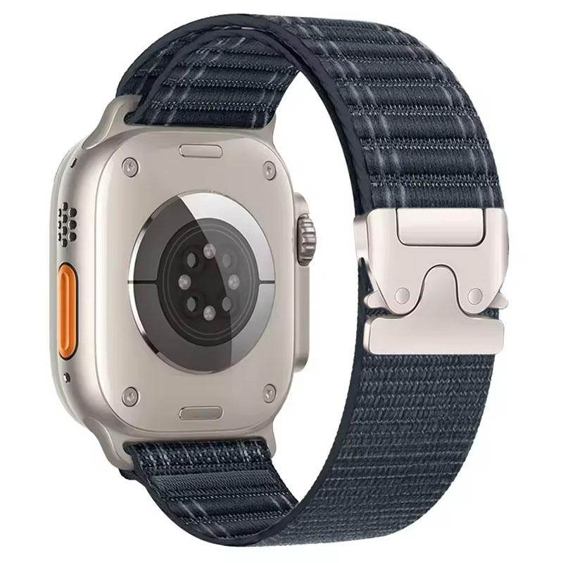 Parachute Nylon Strap For Apple Watch Ultra 3 2 49mm 11 10 46mm 42mm Braided Elastic iWatch 9 8 7 6 5 SE 45mm 41mm 44mm Bracelet