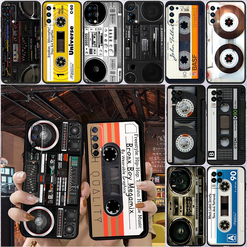 RP9 Boombox Tape Vintage New High-End Shell Phone Case for OPPO A3 Pro A72 A74 A76 A77 A77S A78 A79 A94 A95 A18 A40M A58