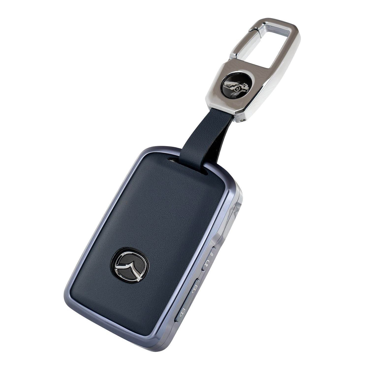 

Чехол для ключей SKYBELL, Совместимый с Mazda CX3, CX5, CX8, CX30, CX60, MX30, Другие, 3 тёмно-синий